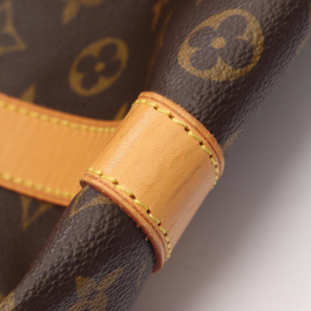 LOUIS VUITTON Authentic Brown Monogram Leather Keepall 55 Boston Bag - Picture 11 of 11